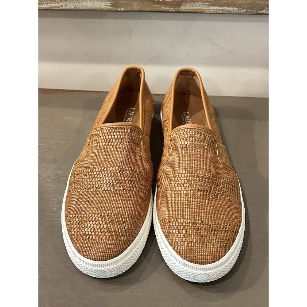 NEW Lauren Ralph Lauren Women's "Jinny" Slip-On Sneakers Size 7.5 - Picture 6 of 9